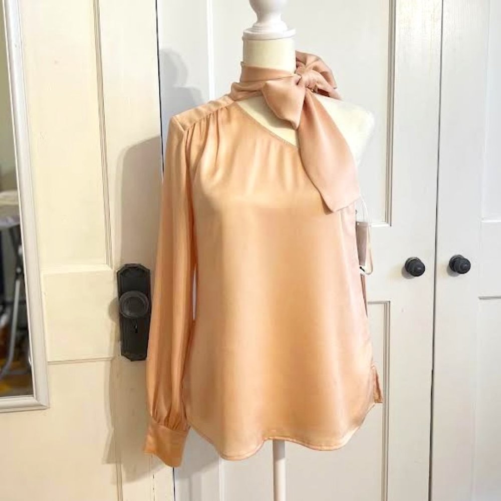 NWT 1. State Dramatic Pause Top in Blush Frost - Size SX